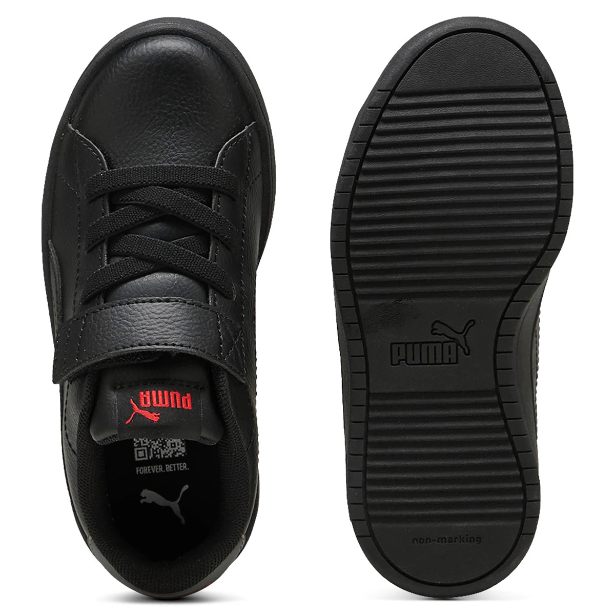 ZAPATILLAS NIÑO PUMA CASUALES NEGRO PUMA BALLKID AC+ PS  - 3