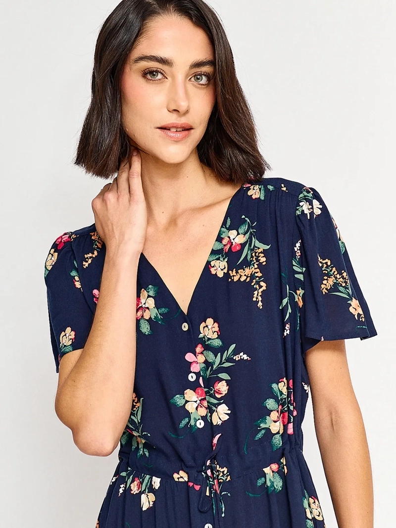 VESTIDO MUJER AZIZ LARGO ESTAMPADO - 4