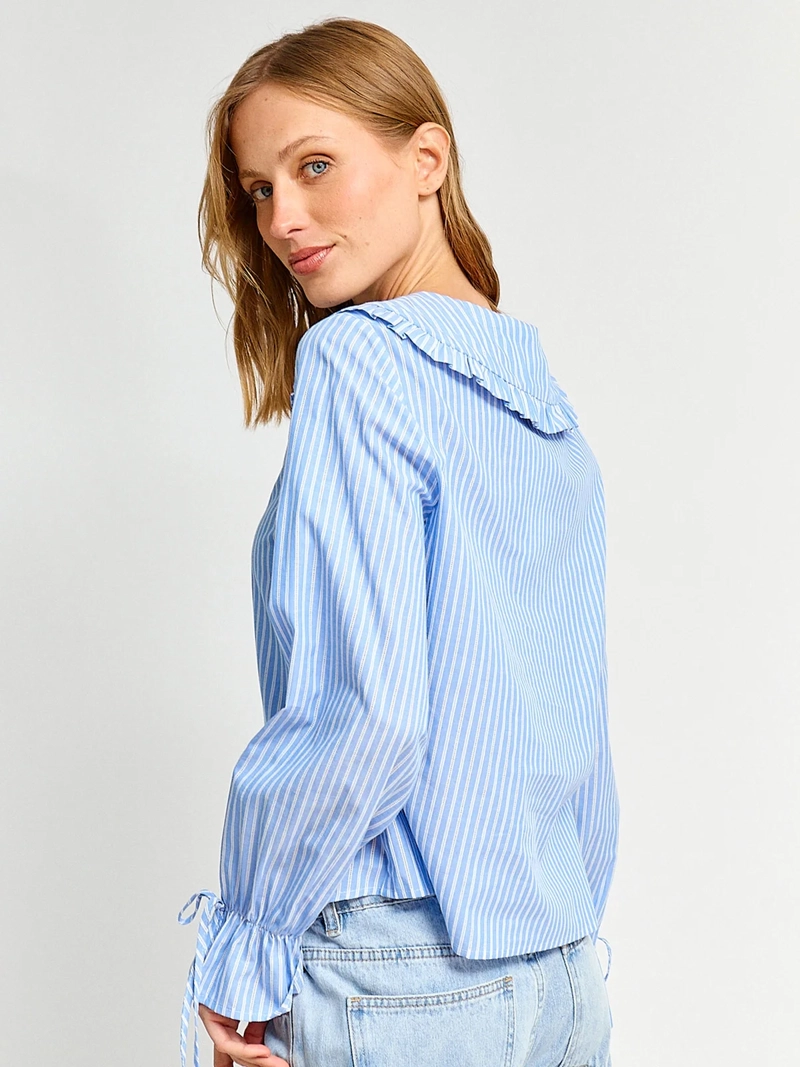 BLUSA MUJER MARQUIS ALGODÓN CUELLO BOBO - 2