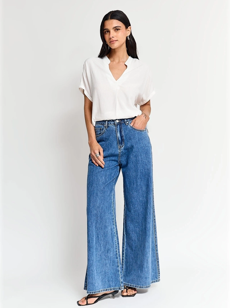 BLUSA MUJER MARQUIS MANGA CORTA - 4
