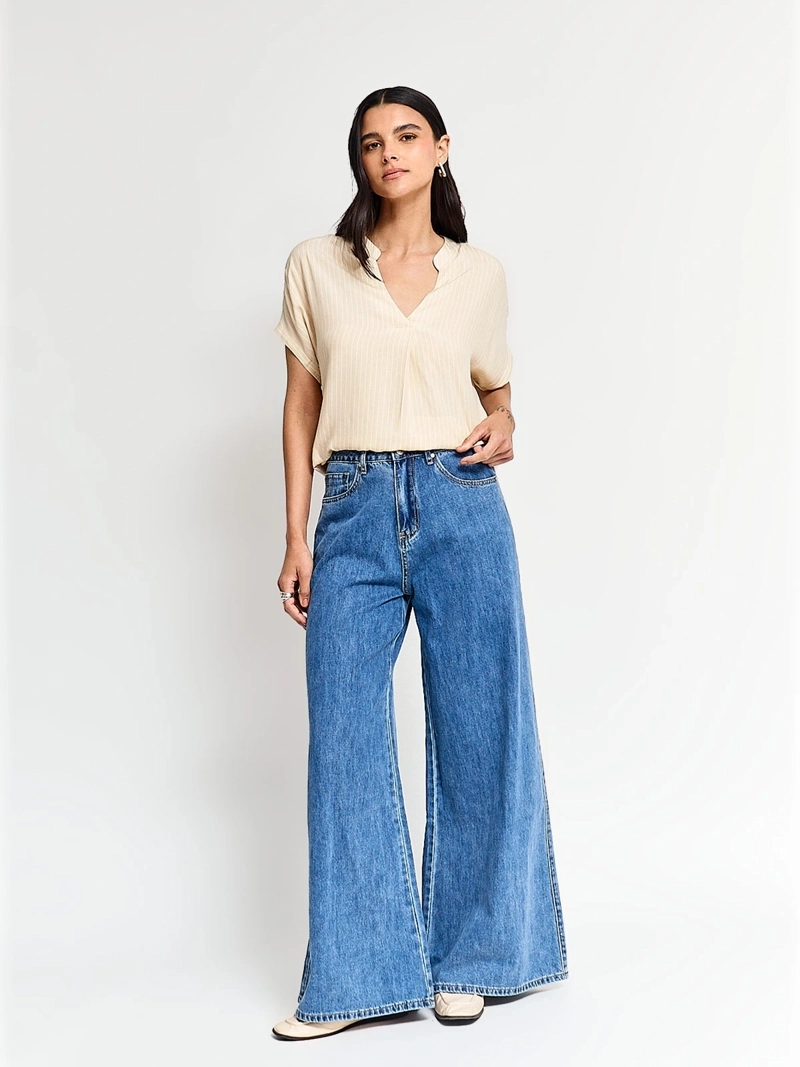 BLUSA MUJER MARQUIS MANGA CORTA - 4