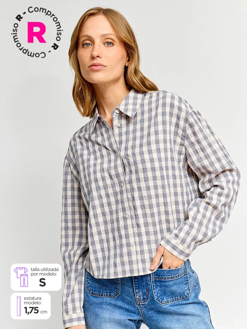 BLUSA MUJER MARQUIS MANGA LARGA - 1