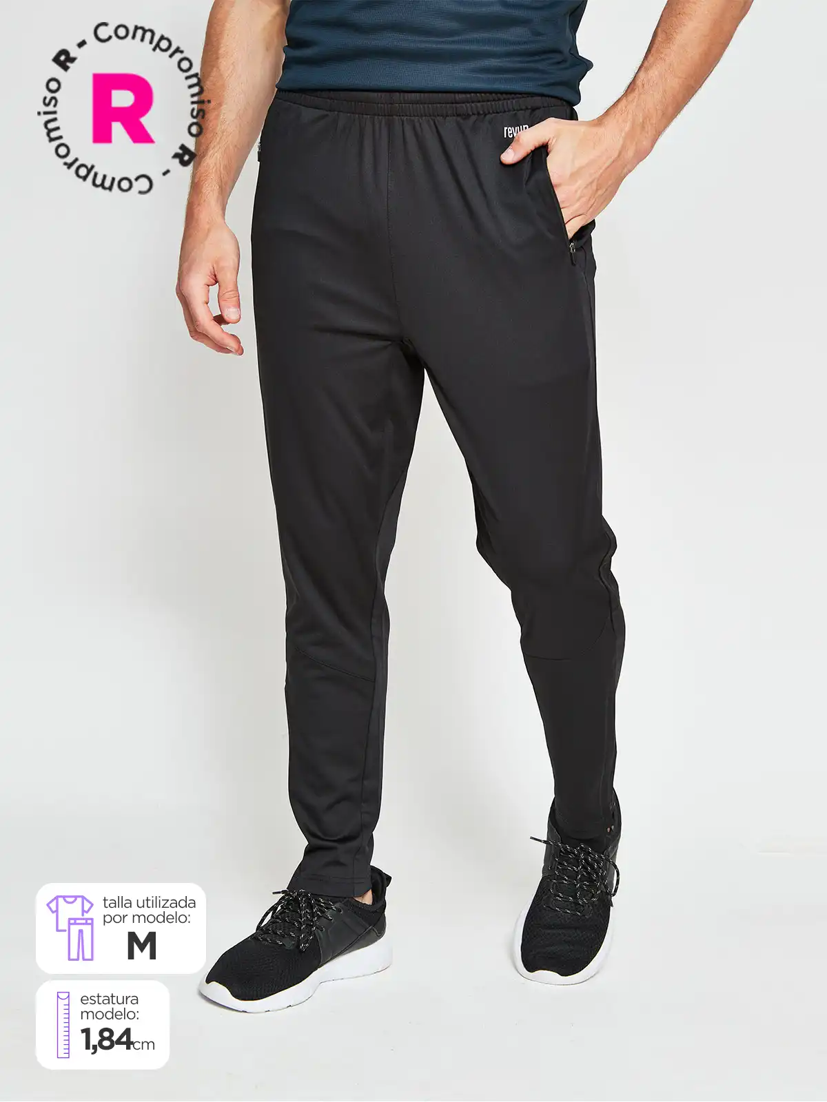 PANTALÓN DE BUZO HOMBRE REVUP CAT - 1