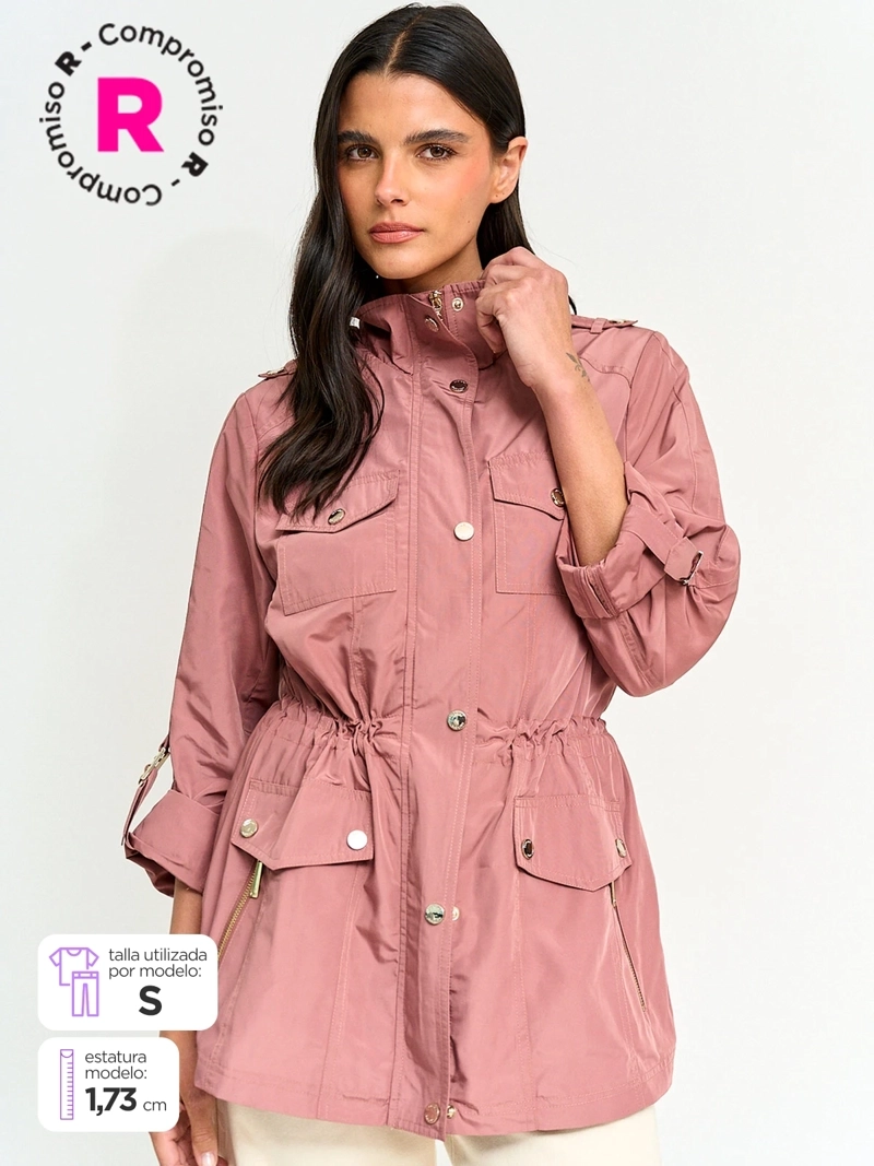 CHAQUETA MUJER CACHAREL CORTAVIENTO - 1