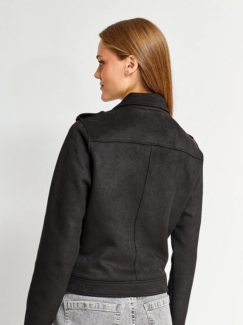 CHAQUETA MUJER INDEX EFECTO PIEL GAMUZA - 2