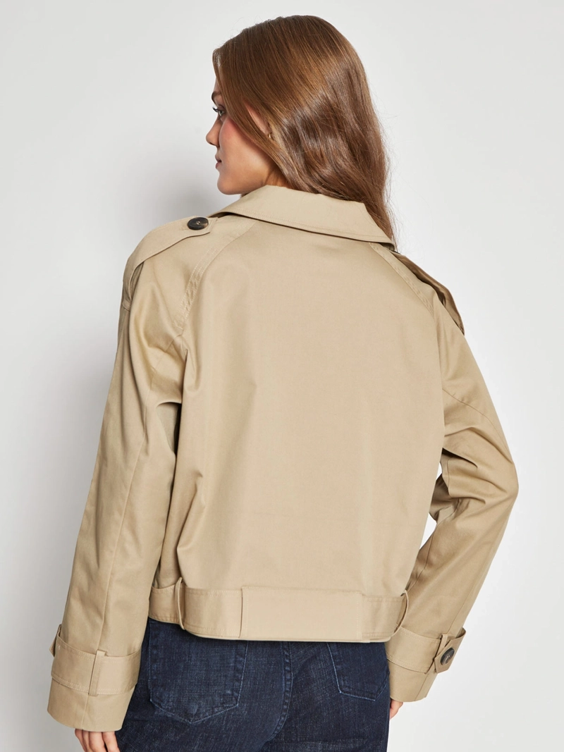 CHAQUETA MUJER INDEX ALGODÓN TRENCH CORTO - 2