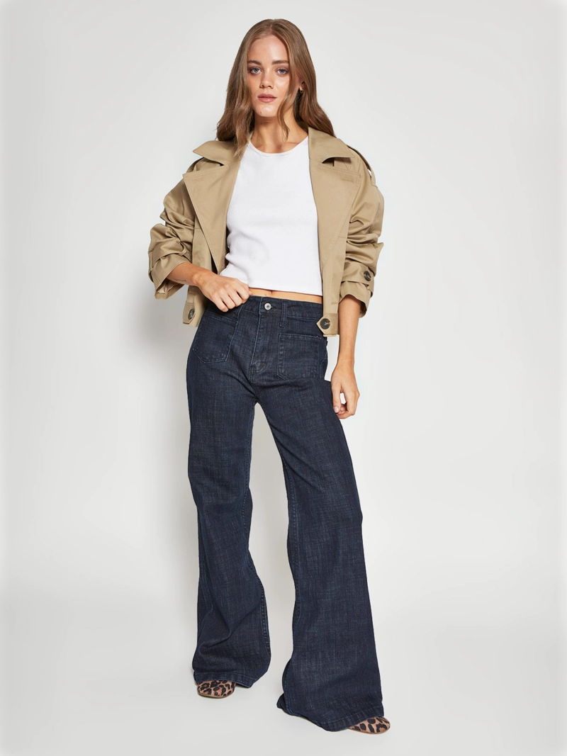 CHAQUETA MUJER INDEX ALGODÓN TRENCH CORTO - 4