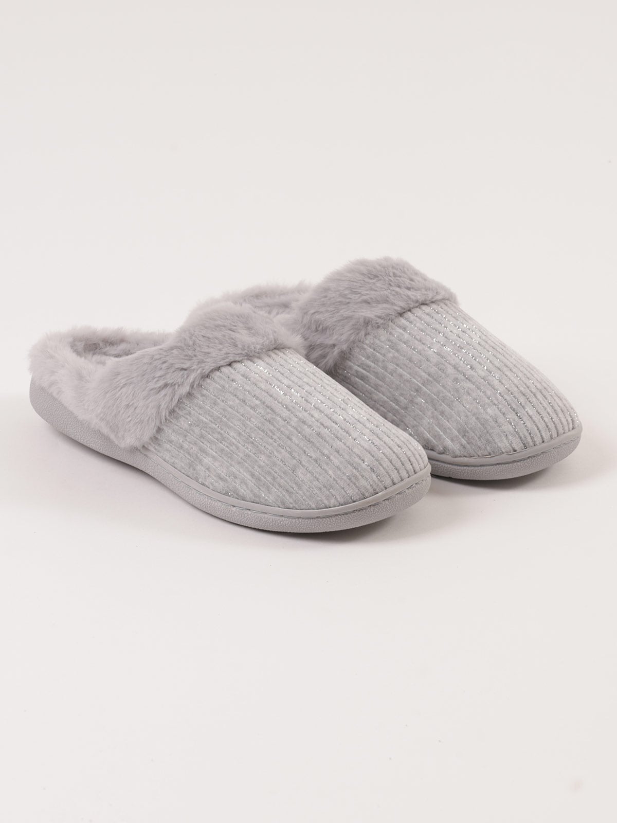 PANTUFLAS MARQUIS LUREX C GRIS  - 1