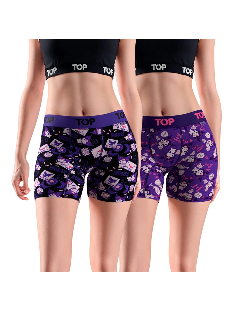 PACK 2 BOXER MUJER TOP M208AHKP2C3