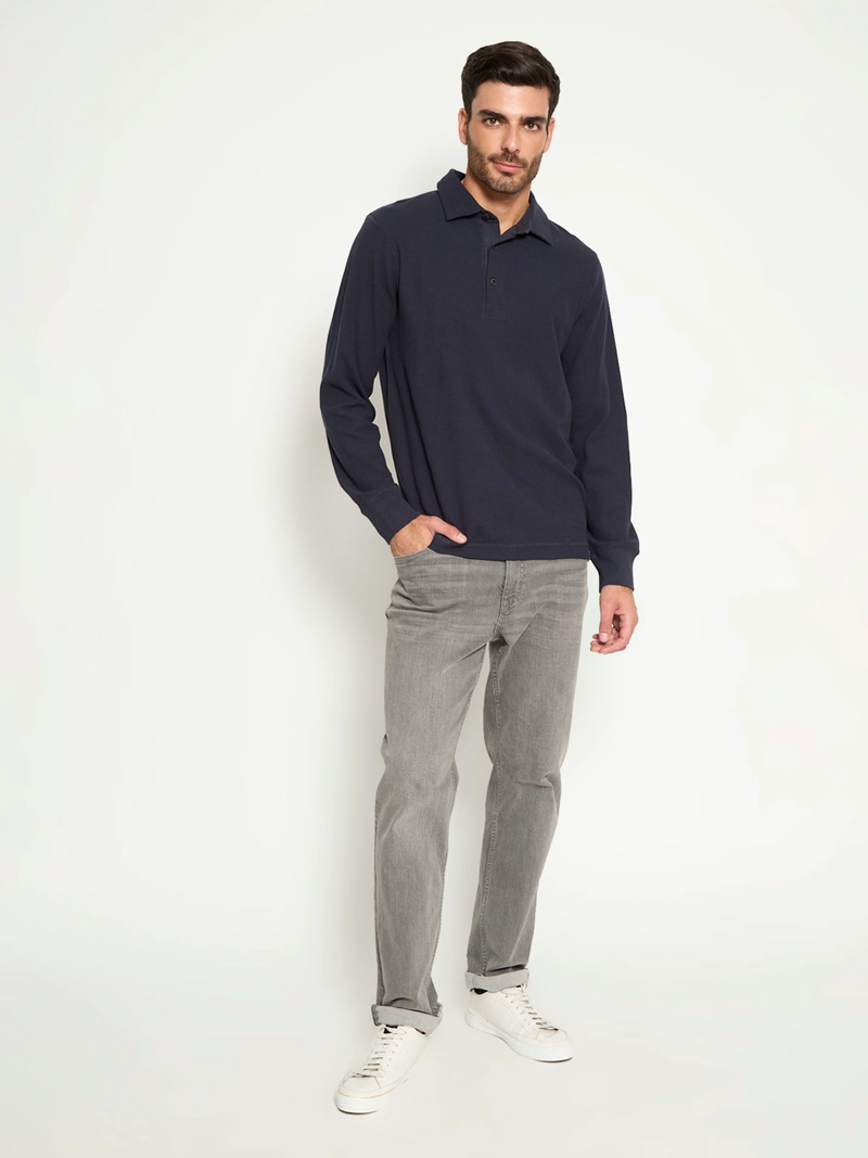 POLERA HOMBRE REGATTA ALGODÓN MANGA LARGA - 4