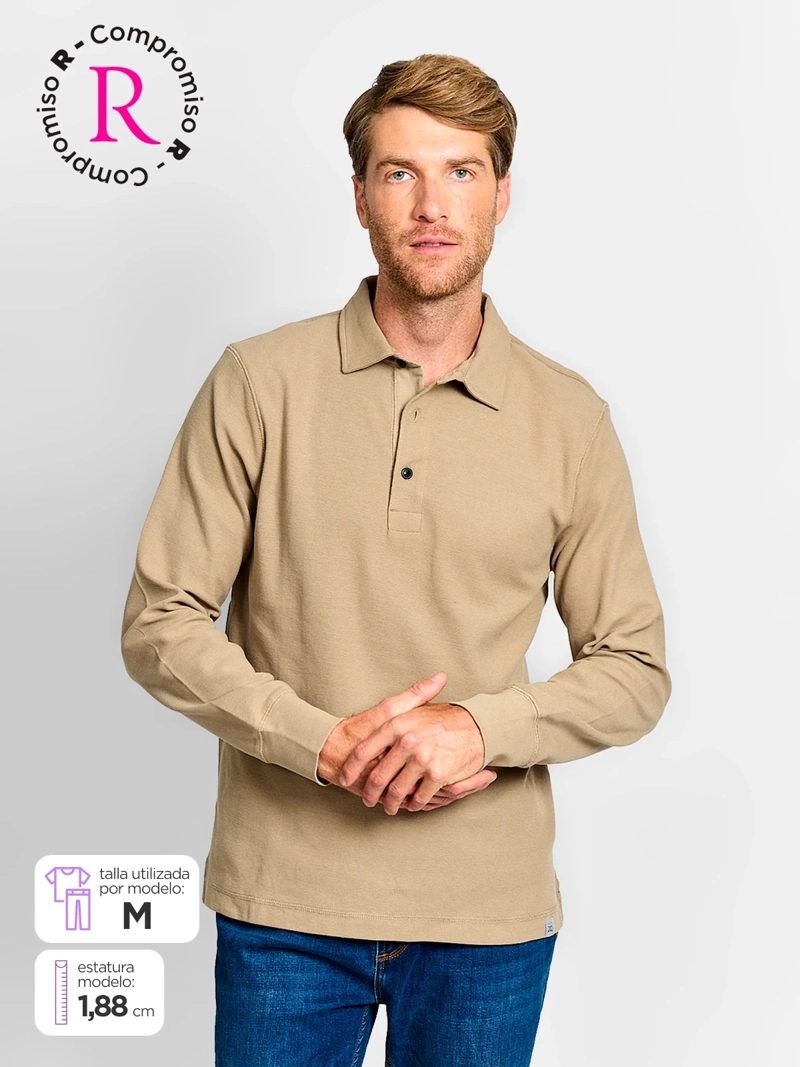 POLERA HOMBRE REGATTA ALGODÓN MANGA LARGA - 1
