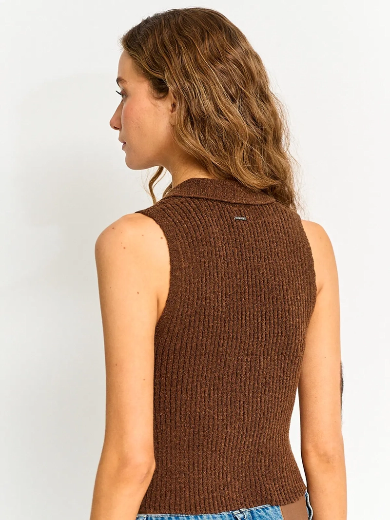 SWEATER MUJER BARBADOS SIN MANGAS - 2