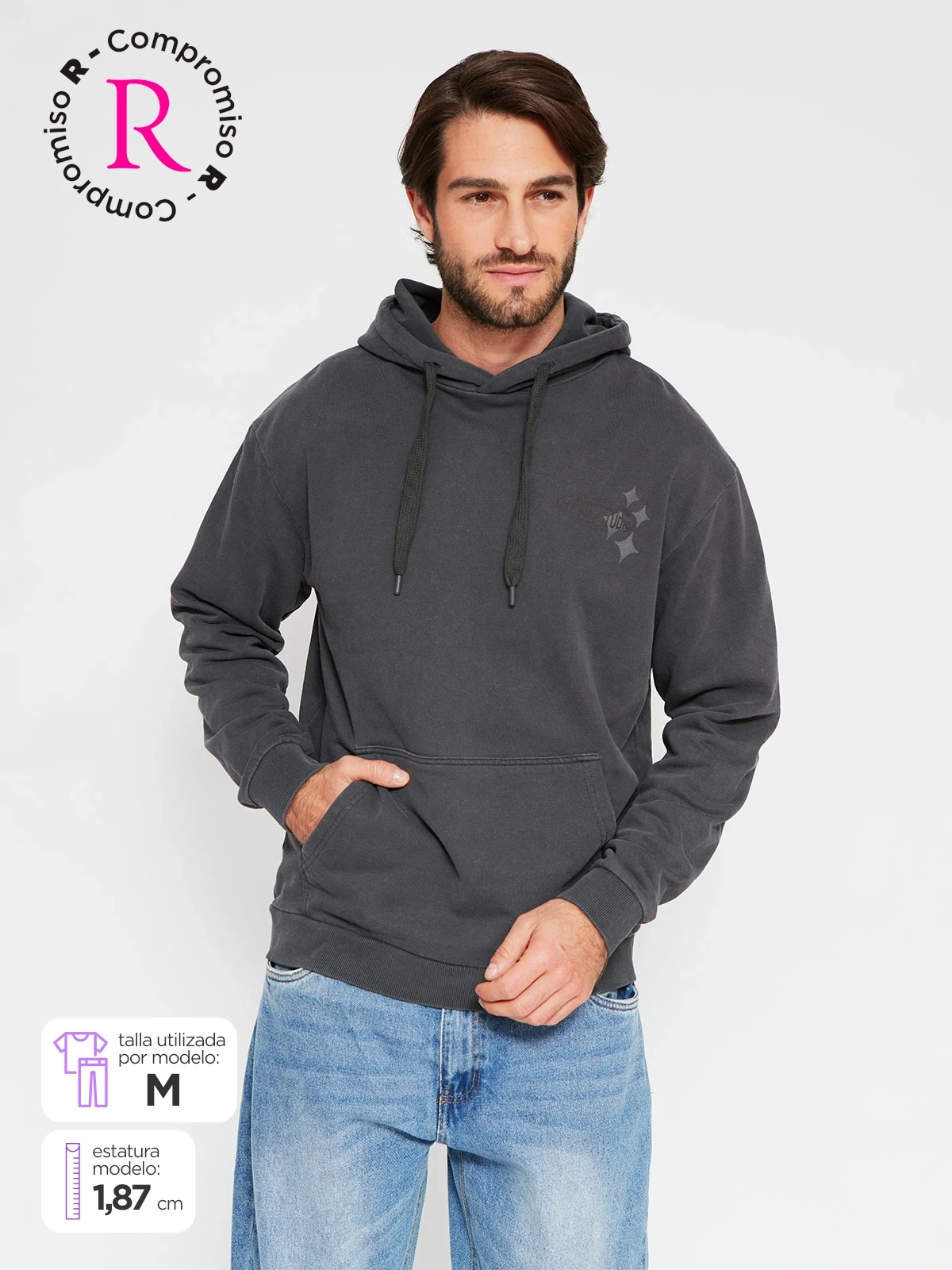 POLERÓN HOMBRE INDEX ALGODÓN HOODIE