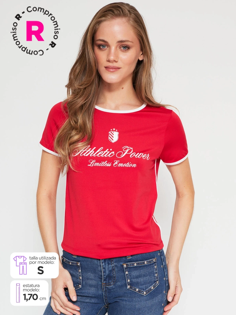 POLERA MUJER INDEX MANGA CORTA DEPORTIVA - 1