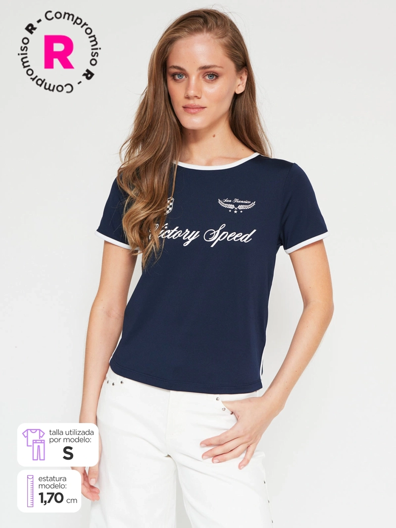 POLERA MUJER INDEX MANGA CORTA DEPORTIVA - 1