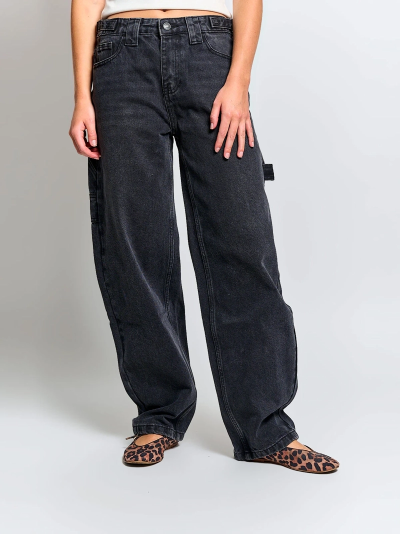 JEANS MUJER INDEX ALGODÓN CARPINTERO BAGGY - 2