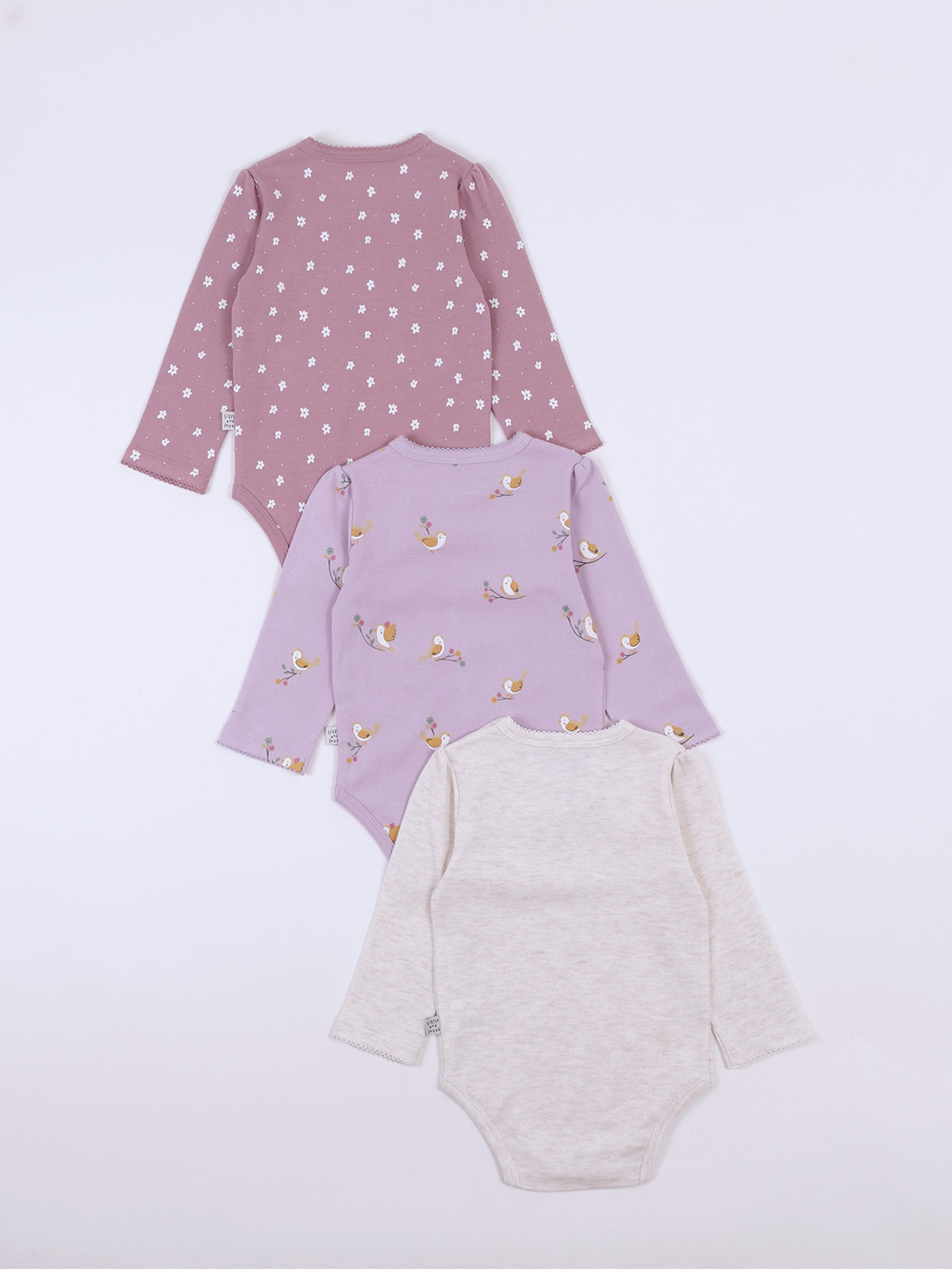 SET BODIES ALGODÓN NIÑA BABY HARVEST BÁSICO - 2