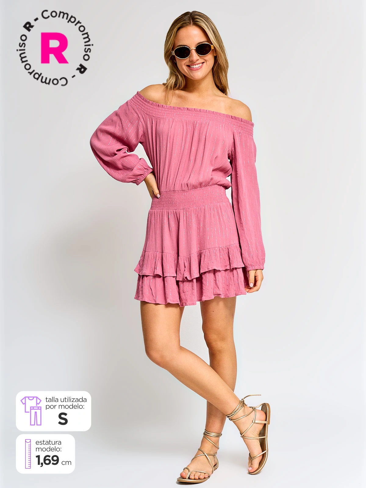 VESTIDO MUJER AEROPOSTALE HALTER - 1