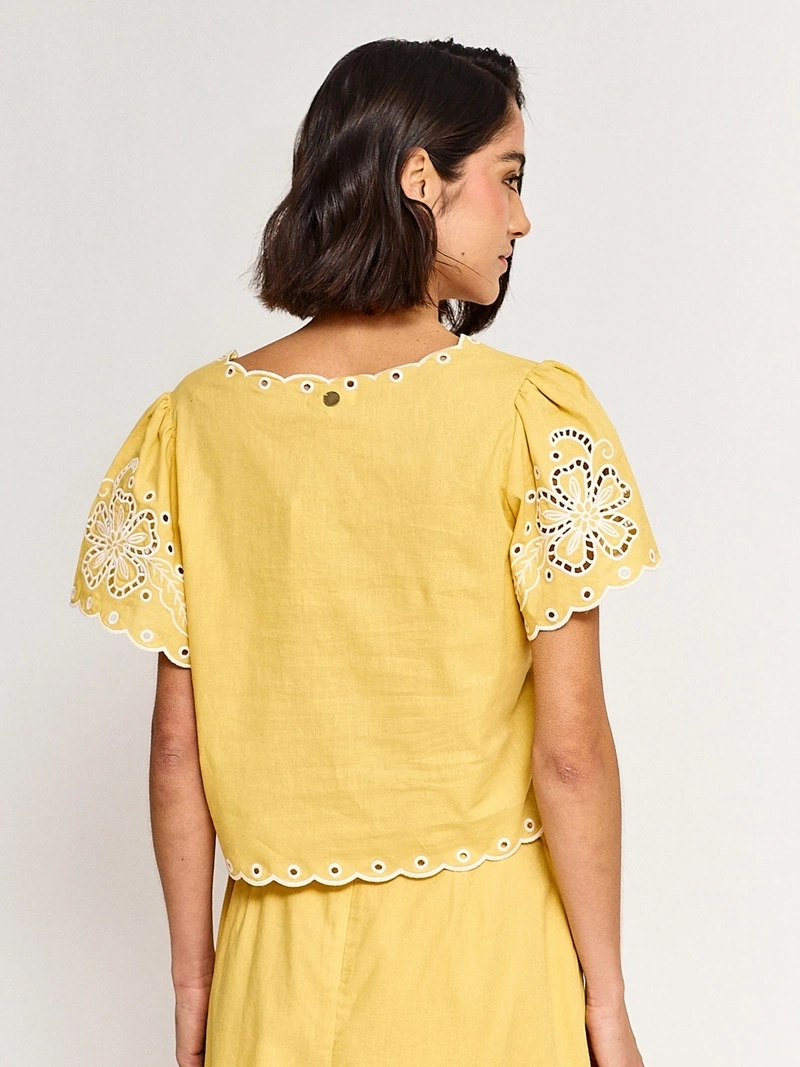 BLUSA MUJER REGATTA ALGODÓN MANGA CORTA - 2