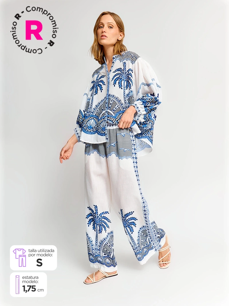 PANTALÓN MUJER REGATTA ESTAMPADO - 1