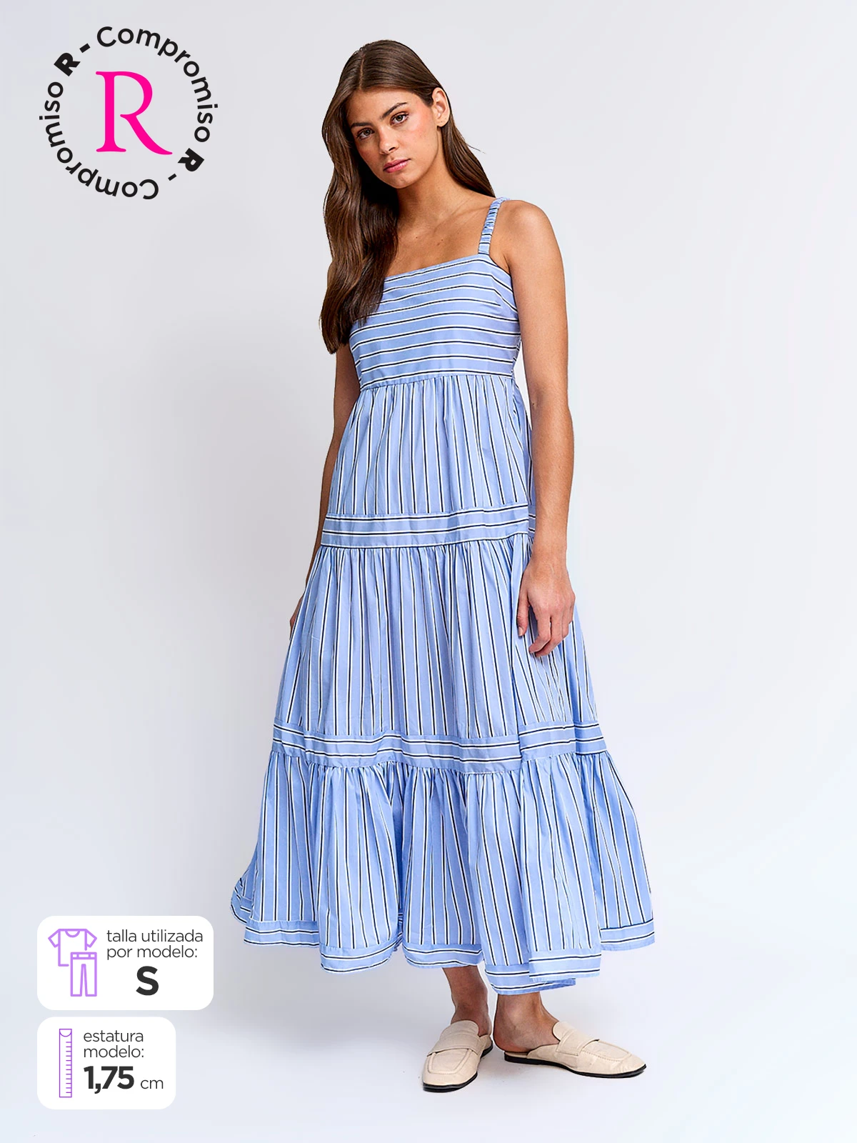 VESTIDO MUJER REGATTA ALGODÓN LARGO - 1