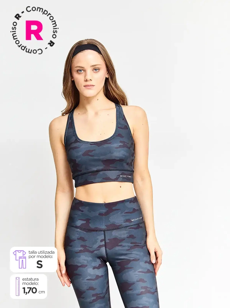PETO DEPORTIVO MUJER REVUP FULL PRINT Q1 FW26