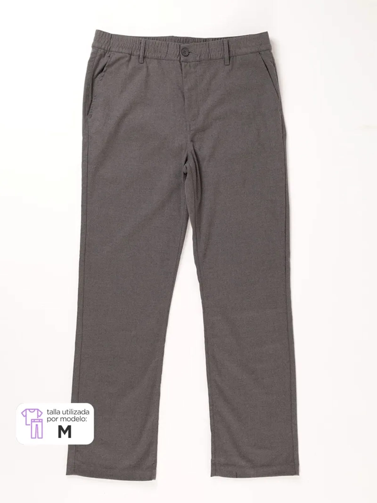 PANTALÓN NIÑO TEST SLIM FULL CINTURA ELASTICADA TEEN ESCOLAR - 2