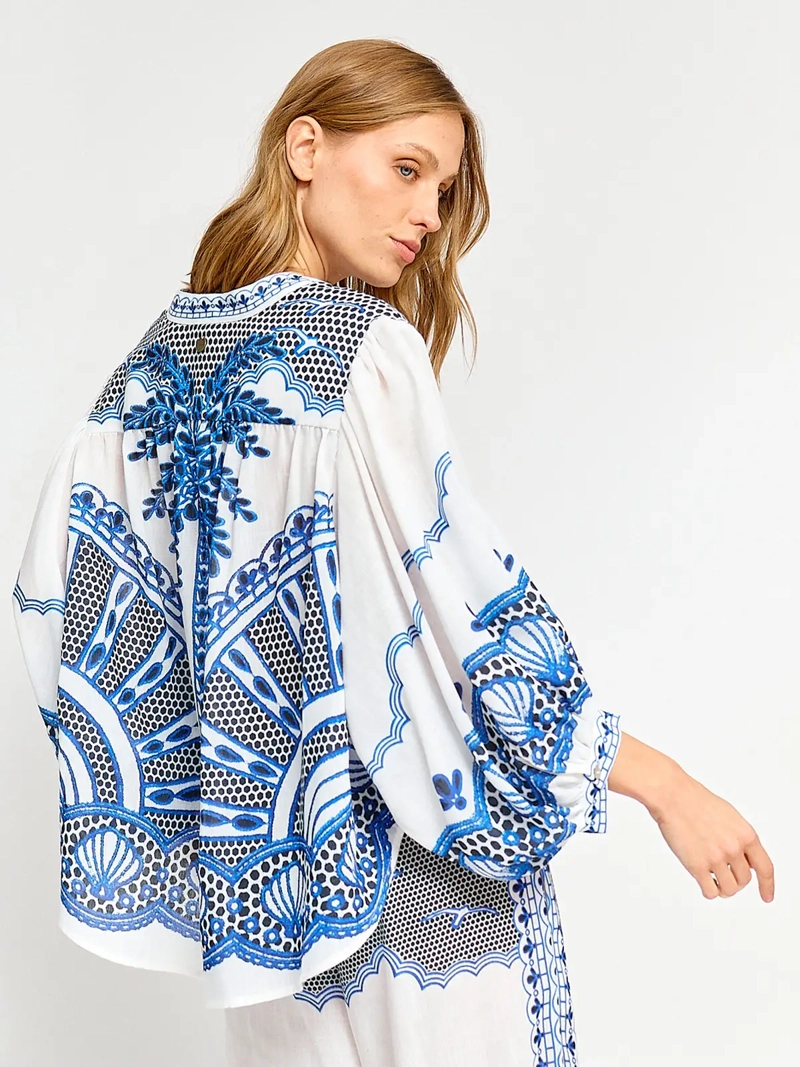 BLUSA MUJER REGATTA MANGA 3/4 ESTAMPADA - 2