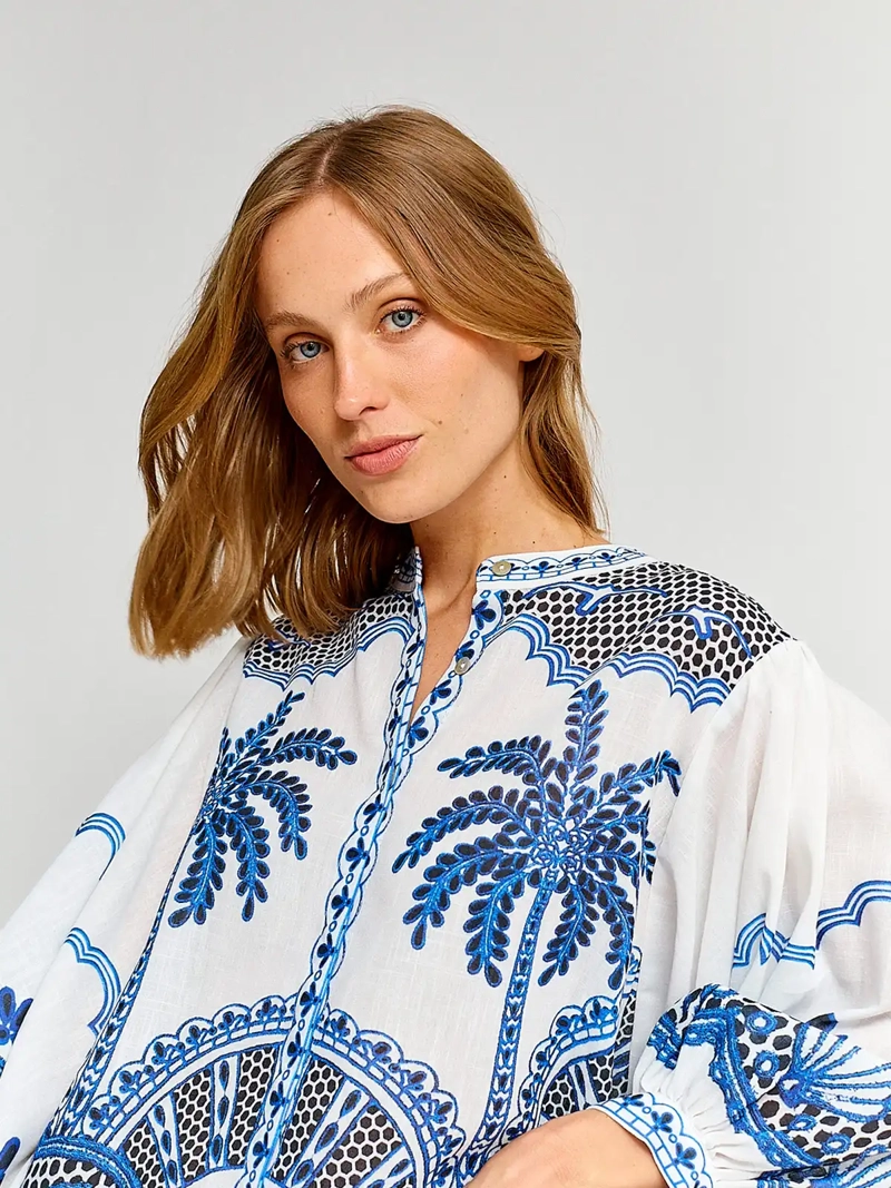 BLUSA MUJER REGATTA MANGA 3/4 ESTAMPADA - 3