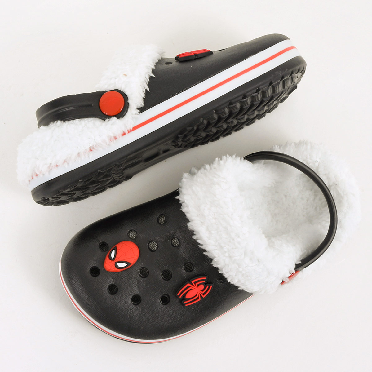ZUECOS PANTUFLA NIÑO MARVEL SPIDERMAN NEGRO - 4