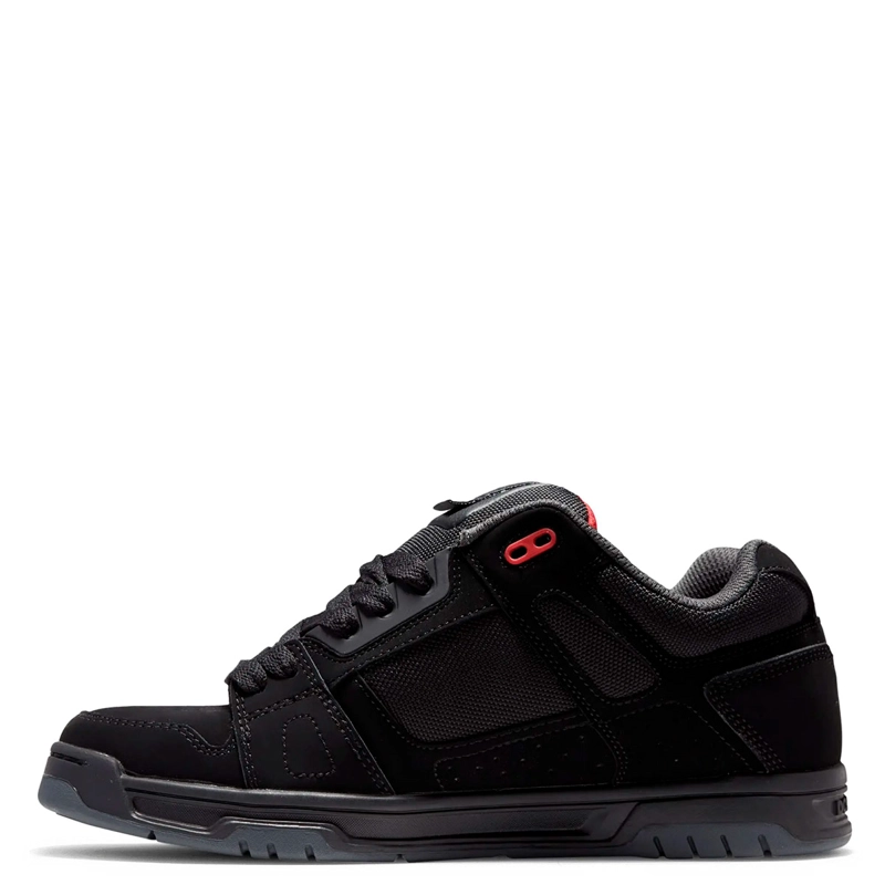 ZAPATILLAS HOMBRE DC SHOES URBANAS NEGRO STAG CUERO - 3