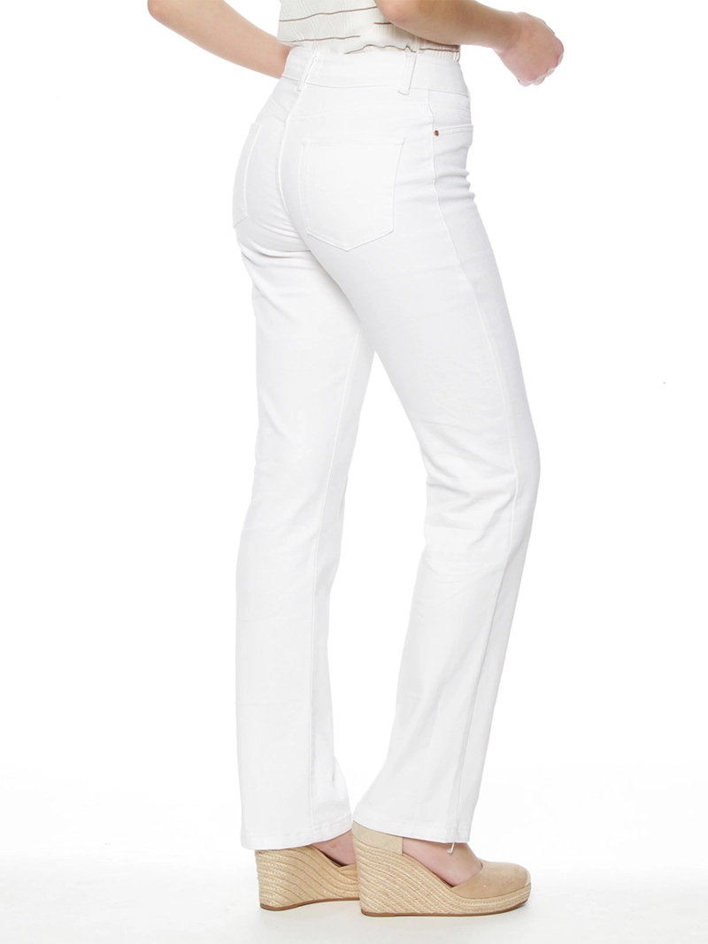 JEANS MUJER WADOS RECTO ALGODÓN TIRO ALTO - 2