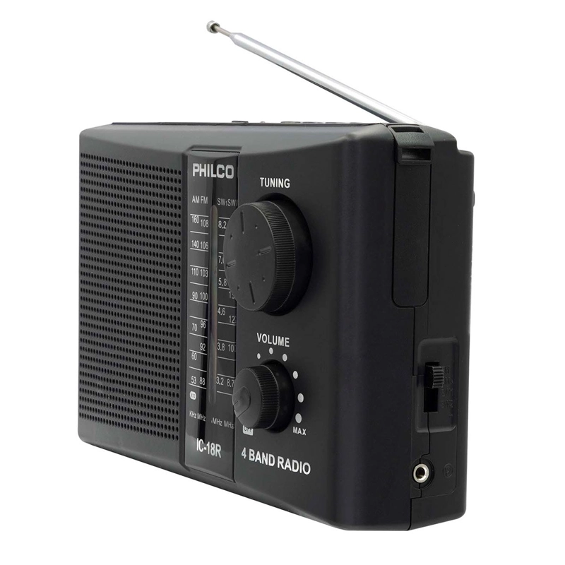 EQUIPO DE MÚSICA PHILCO 3 BANDAS RECARGABLE IC-18R USB/SD 1W - 4
