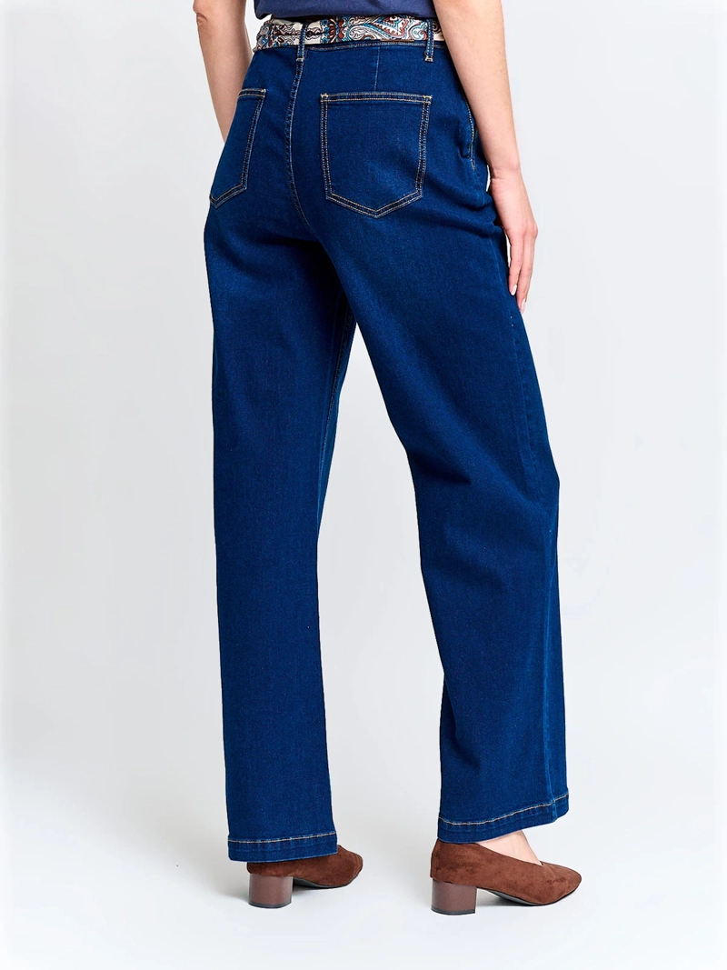 JEANS MUJER AZIZ ALGODÓN ANCHO - 3