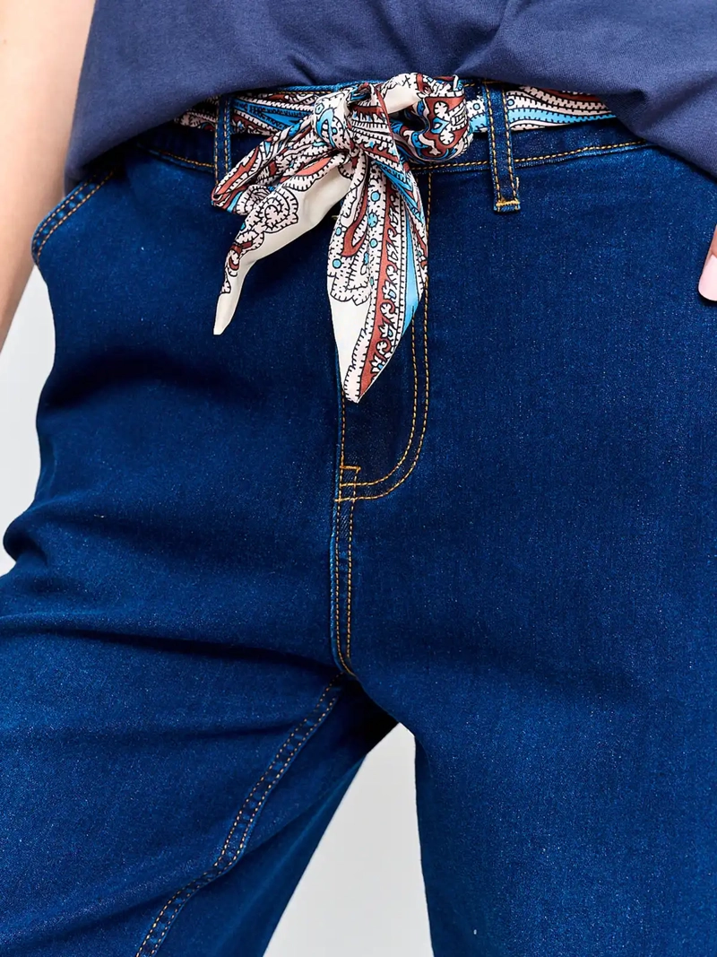 JEANS MUJER AZIZ ALGODÓN ANCHO - 4