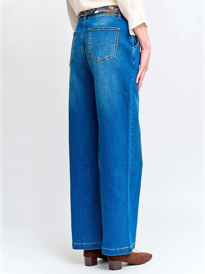 JEANS MUJER AZIZ ALGODÓN ANCHO - 3