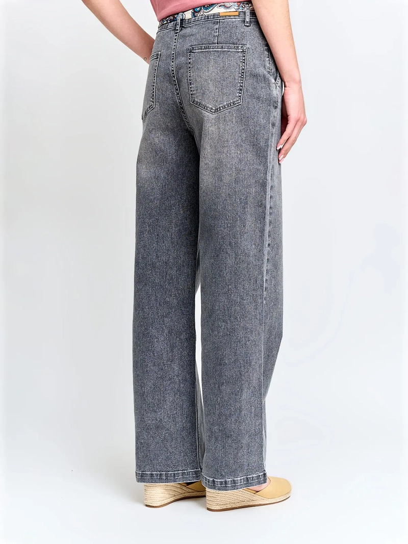 JEANS MUJER AZIZ ALGODÓN ANCHO - 3