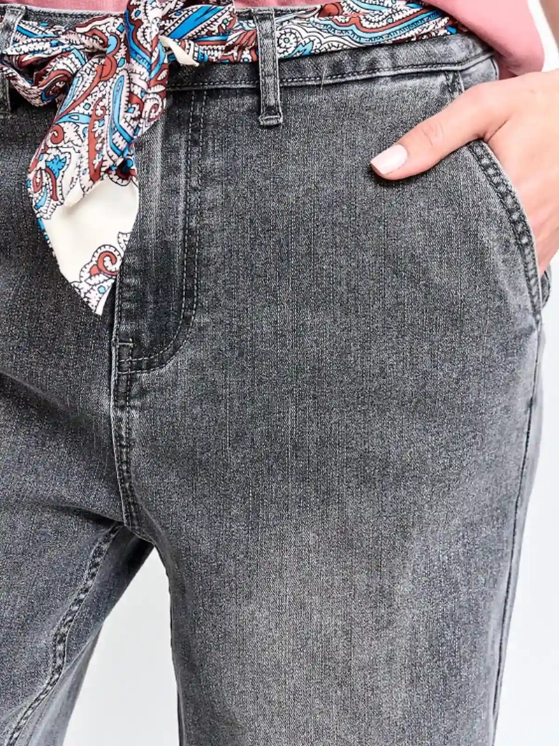 JEANS MUJER AZIZ ALGODÓN ANCHO - 4