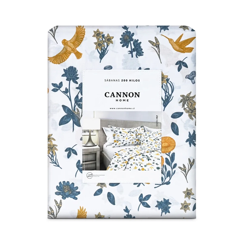 JUEGO DE SÁBANAS CANON 200 HILOS 1.5 PLAZAS FLY - 4