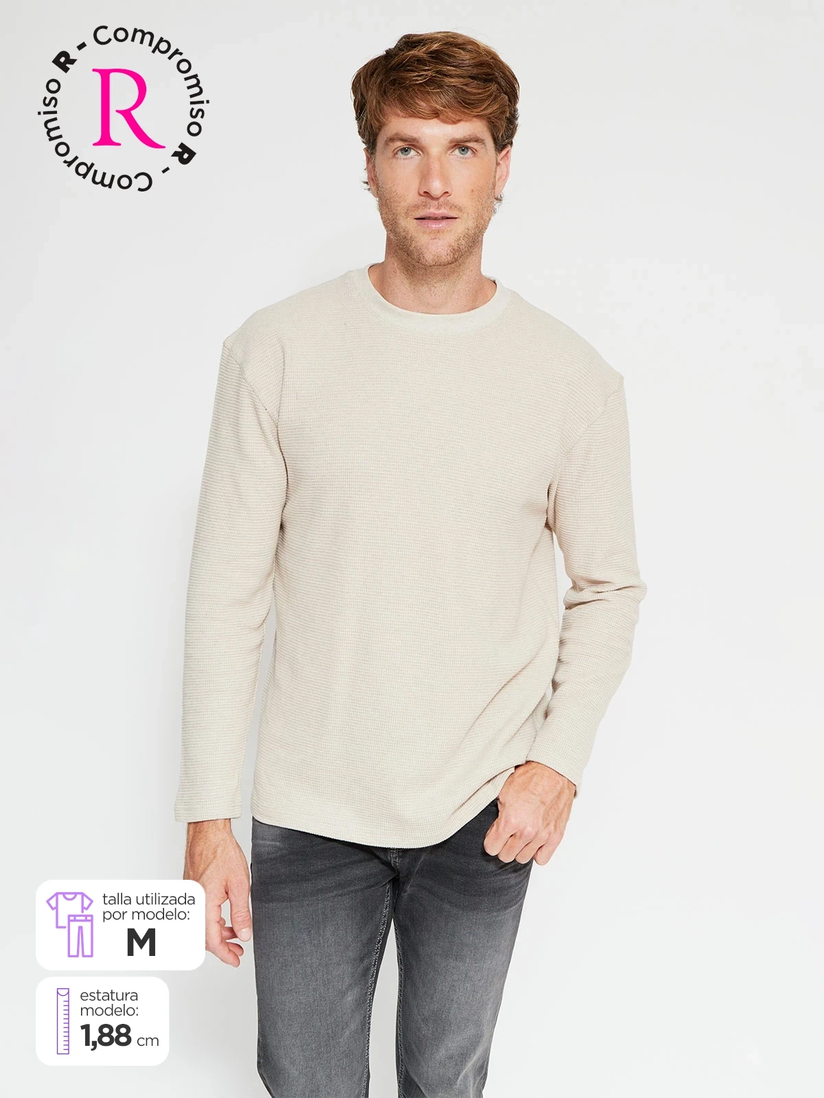 SWEATER HOMBRE INDEX ALGODÓN BÁSICO