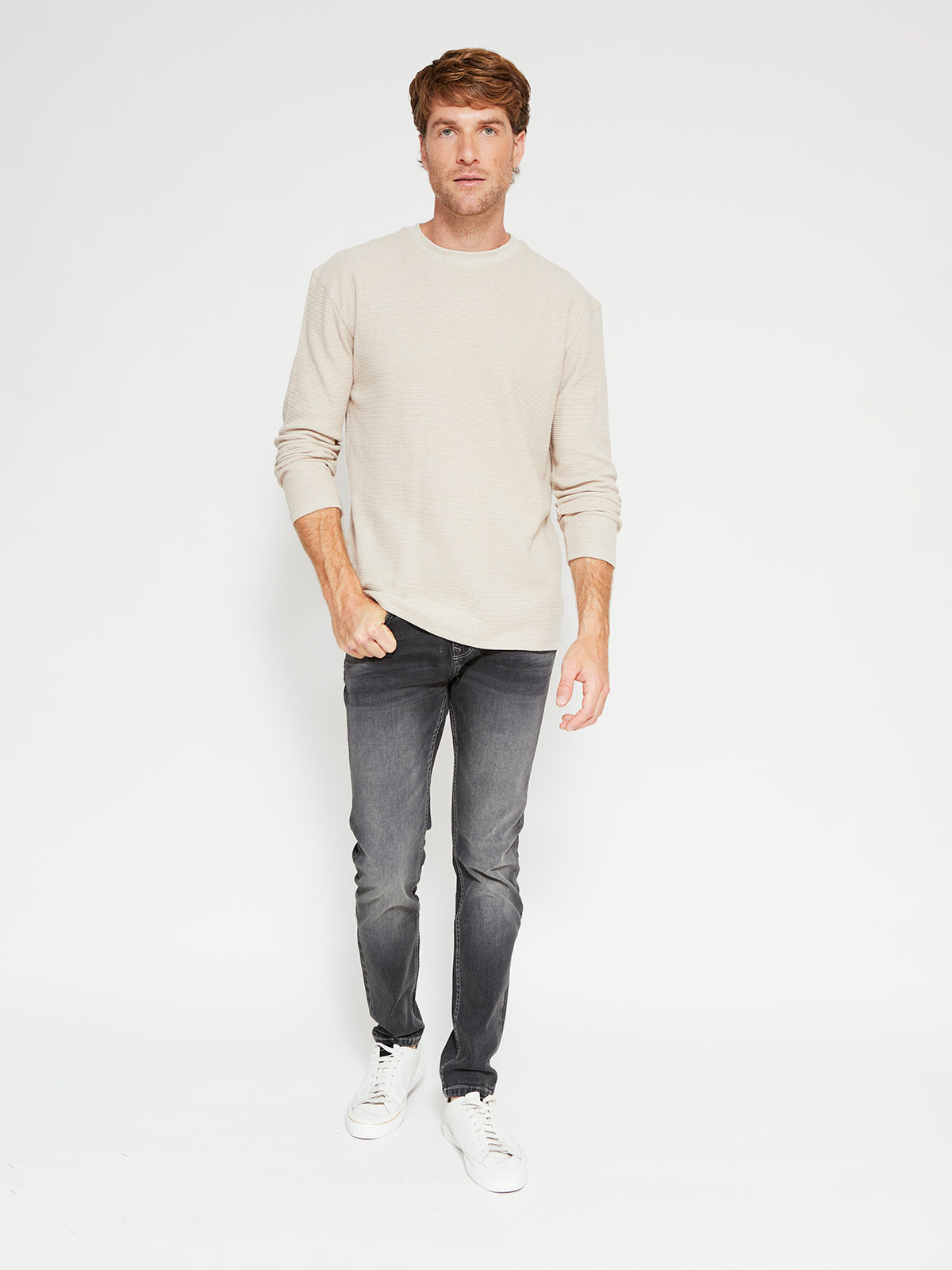 SWEATER HOMBRE INDEX ALGODÓN BÁSICO - 4