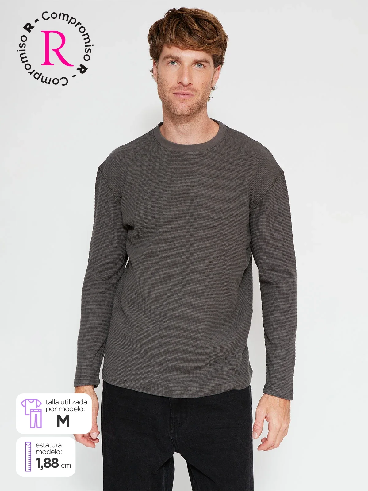 SWEATER HOMBRE INDEX ALGODÓN BÁSICO