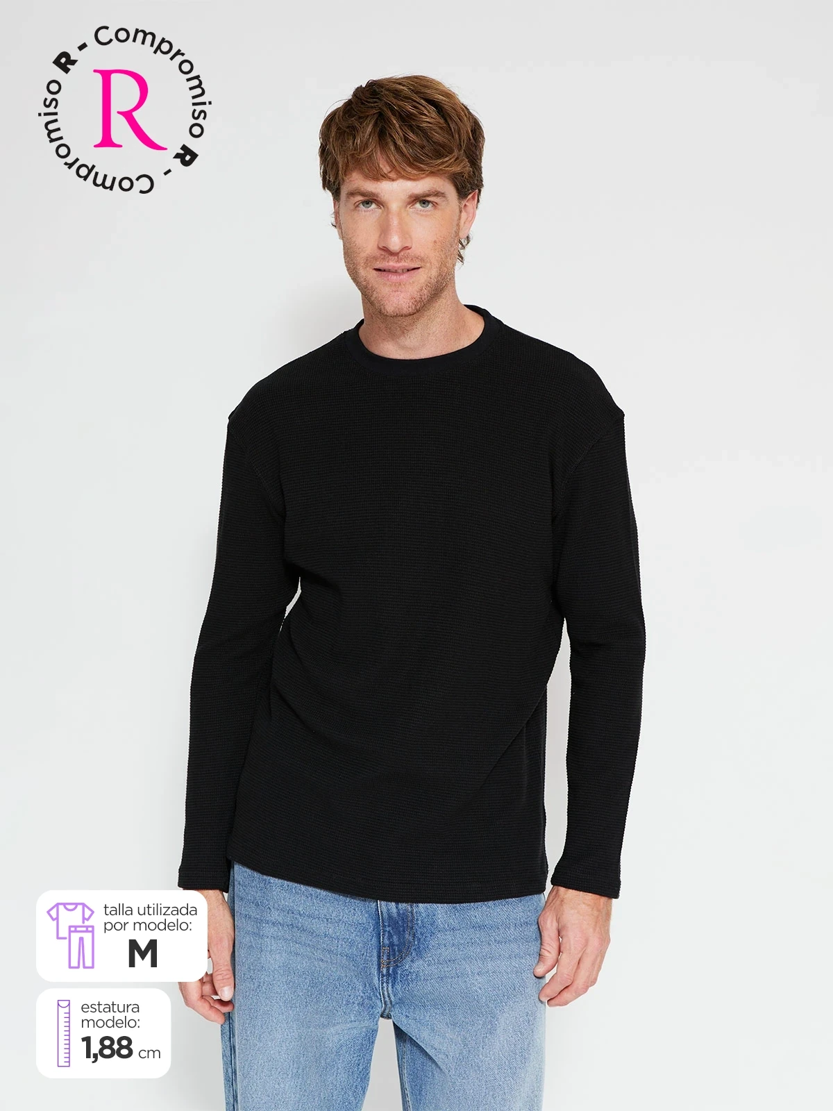 SWEATER HOMBRE INDEX ALGODÓN BÁSICO