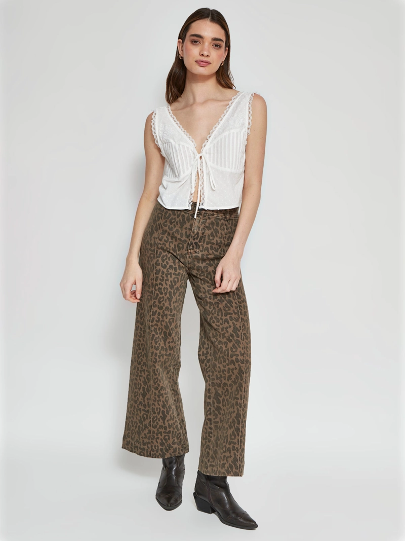 BLUSA MUJER BARBADOS ALGODÓN SIN MANGAS BORDADOS - 4
