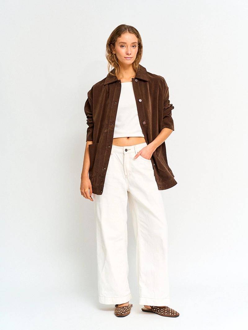 CHAQUETA MUJER BARBADOS EFECTO PIEL - 4
