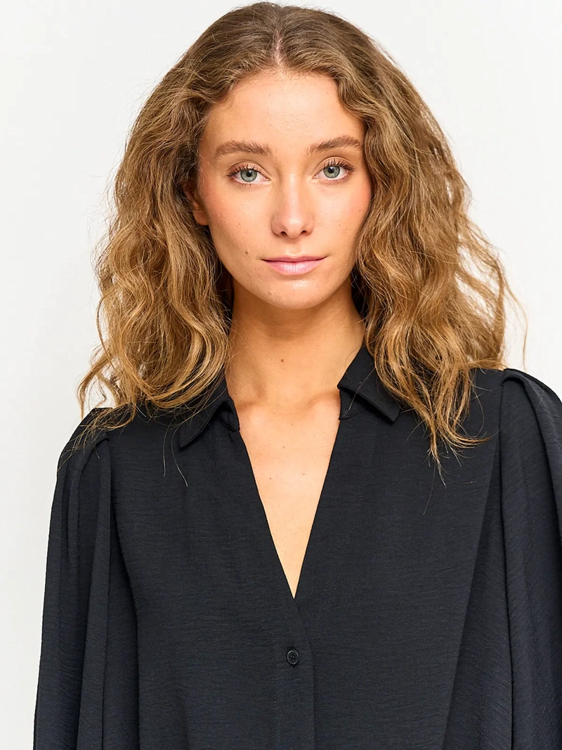 BLUSA MUJER BARBADOS MANGA LARGA FLUIDA - 3
