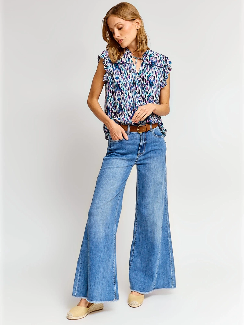 BLUSA MUJER TATIENNE SIN VUELOS VUELOS - 4