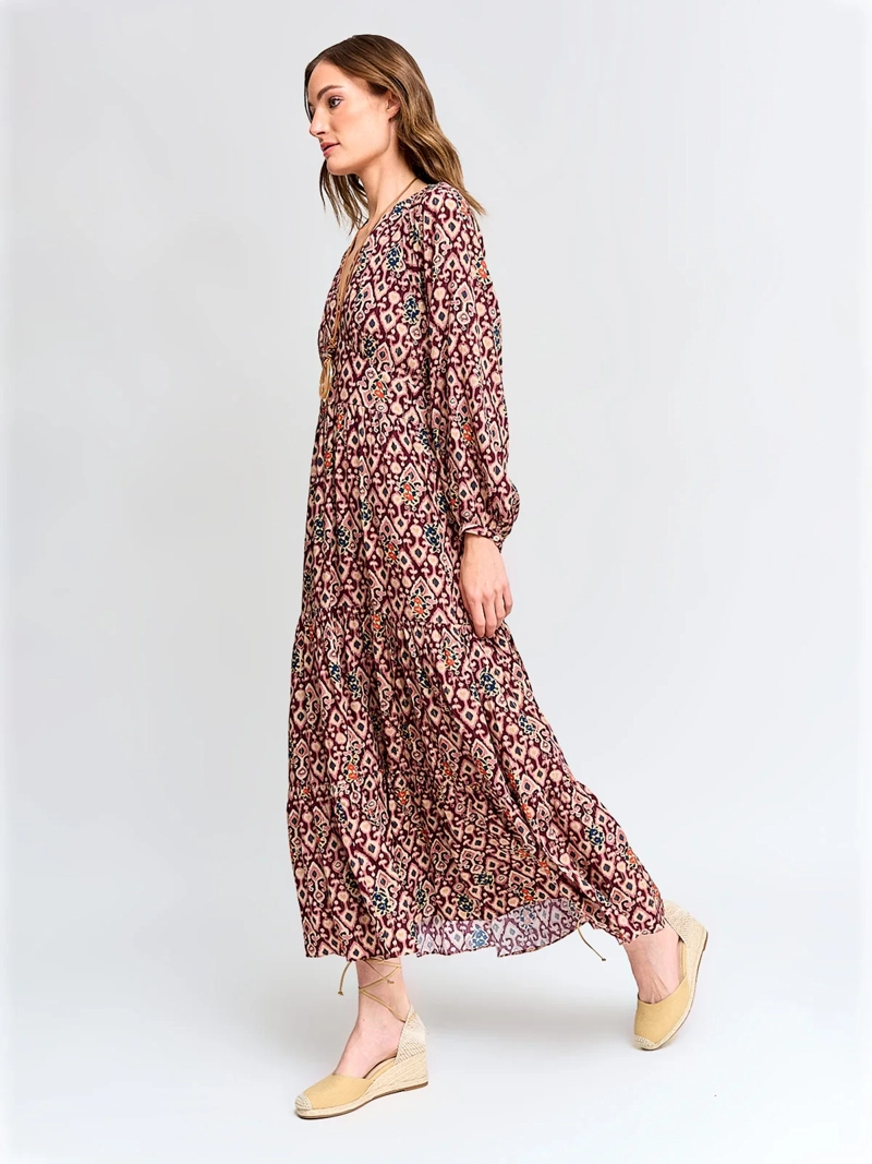 VESTIDO MUJER TATIENNE LARGO ESTAMPADO - 2