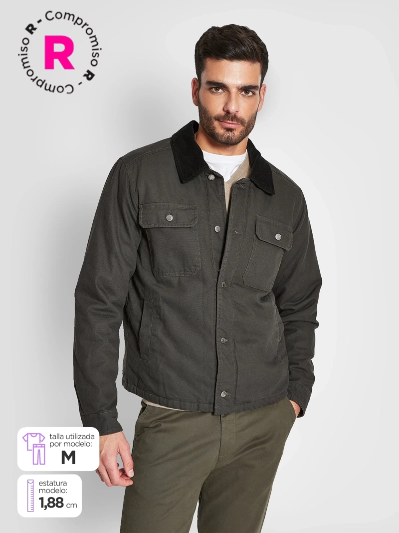 CHAQUETA HOMBRE KENNETH STEVENS ALGODÓN  - 1