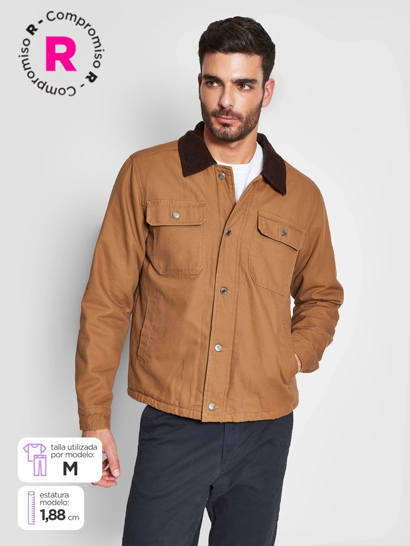 CHAQUETA HOMBRE KENNETH STEVENS ALGODÓN  - 1